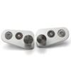 Pair Aluminium Door Striker Door Pin Adapter for Jeep CJ7