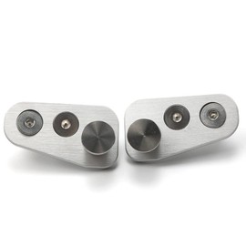 Pair Aluminium Door Striker Door Pin Adapter for Jeep CJ7 76-80 Late Model Doors