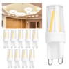10Pcs G9 Base LED Light Bulbs 1.5W AC110V BiPin Bulb