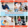 Bentgo Easyboxes - Original Stackable Lunch Boxes - Reusable 3-Compartment