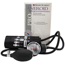 Henry Schein Prosphyg Aneroid Sphygmomanometer 2-Tube- Adult Size 11, Black 23-40cm, Reusable, Dial Display, 760 Series- 1 Each