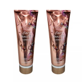 Victoria's Secret 2 NEW Limited Edition VICTORIA'S SECRET BARE VANILLA Candied BODY CREAM, 8 OZ