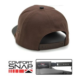 Paramount Outdoors English Setter Wax Cloth Upland Hunting hat for Men Comfor Snap Snapback Cap Brown