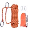 LZ.MZXU Climbing Rope, 12mm Static Climbing Ropes, 32FT(10M) 65FT(20M) 100FT(30M)