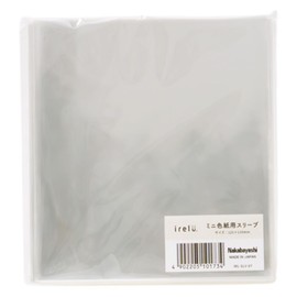 Nakabayashi irelu Sleeve for Mini Colored Paper, 50 Sheets IRL-SLV-07 4.9 x 5.4 inches (125 x 139 mm) [PT1]