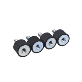 Rubber Mounts - 4 Pcs M6 Anti-Vibration Isolator Rubber Mounts Shock Absorber Anti Vibration Silent Block Bobbins (VD20*15 M6*18)