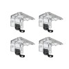Leewoth 4 Pcs 1" 25mm Cordless Shade Bracket, PVC Cordless