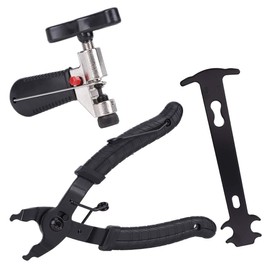 Alicates de Eslabones de Bicicleta con Pinza de Cadena y Cortador de Cadena Herramientas de Extracción de Cadena de Bicicleta de Acero Inoxidable kit de Herramientas de Reparación de Cadena
