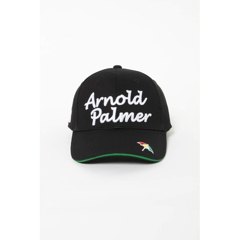 Arnold Palmer APCP-09H Men's Golf Cap, Logo Twill Cap, white