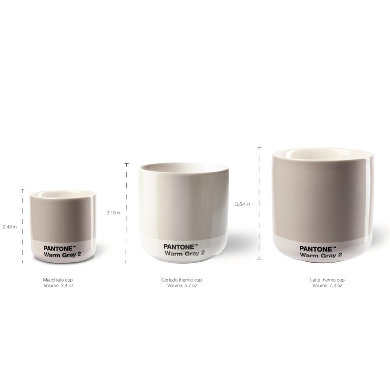 Copenhagen Design Pantone Latte Cup - Double Wall Thermo -