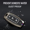 HIBEYO 4 Button Key Fob Cover Compatible with Nissan Altima