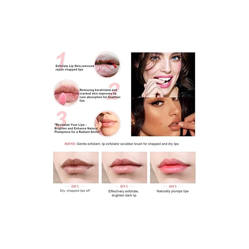 Herramienta de cepillo de labios, cepillo exfoliante de silicona de