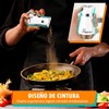 U Chef Juego de Saleros y Pimenteros de Vidrio y
