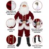 Wabolay Santa Claus Costume for Men Santa Suit Adults 11pcs