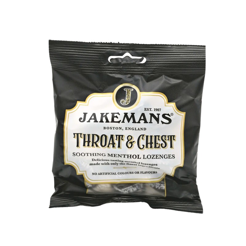 Jakemans Throat & Chest Soothing Menthol Lozenges 73g
