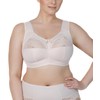 Full Cup Bra, Soft Minimiser, Without Underwire, with Lace, Large