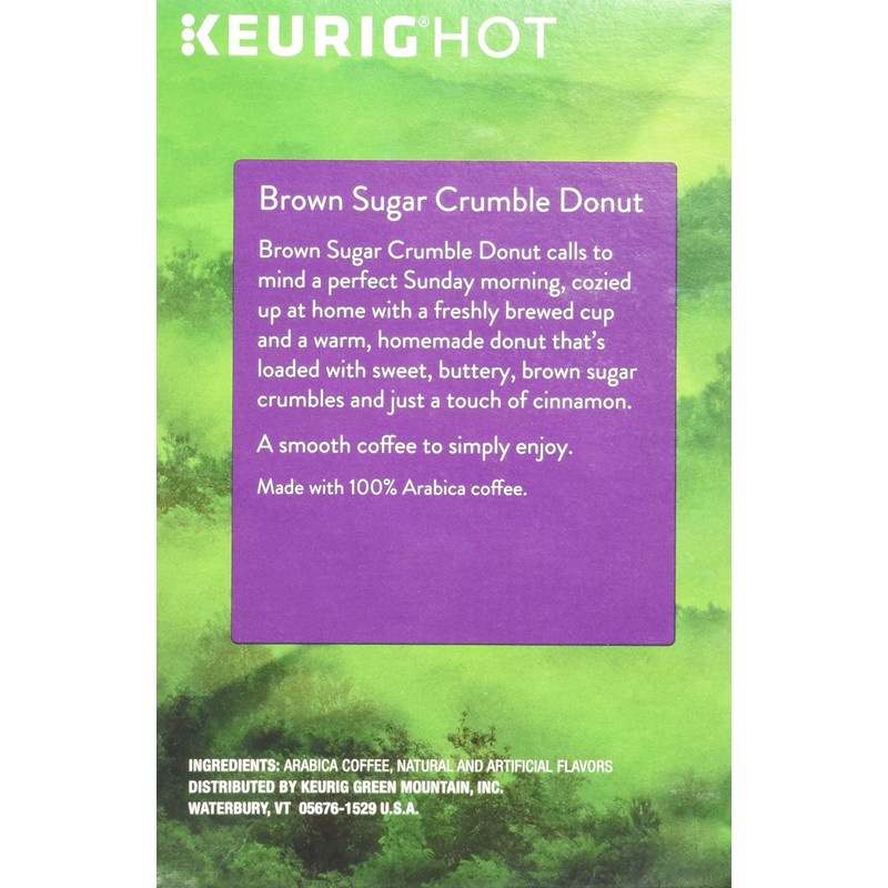 Green Mountain Coffee Brown Sugar Crumble Donut - 18 ct