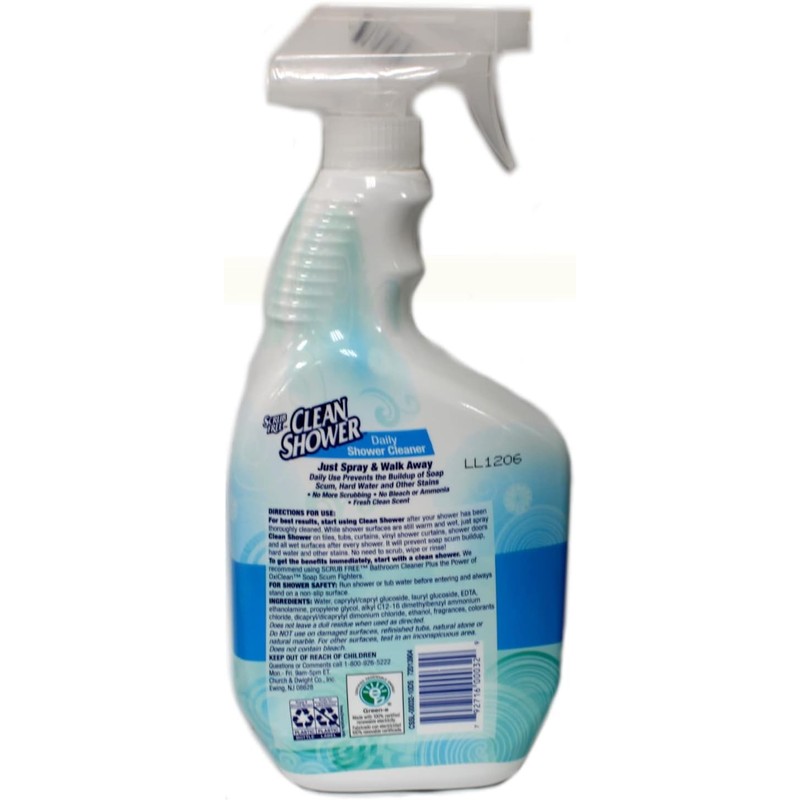 Clean Shower Original Cleaner, 32 Fl Oz (Pack of 2)