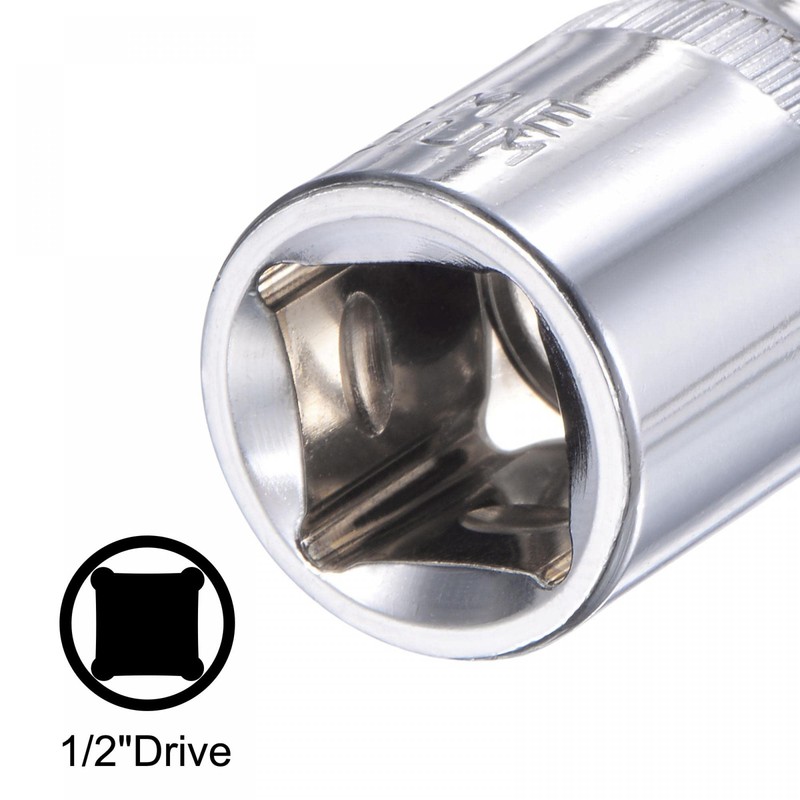 sourcing map 1/2" Square Drive x T50 Torx Bit Socket,