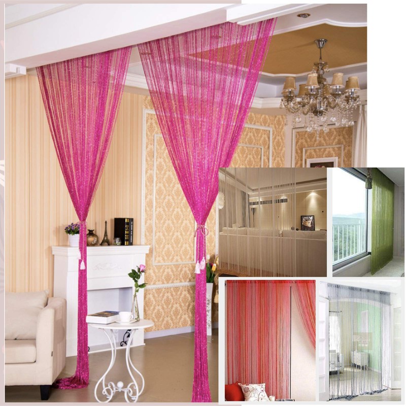 (ADOSSY) String String Line Noren, Elegant, Decorative, Cutable, Thin, Straight,