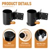 Stainless Steel Deck Umbrella Mount, Patio Railing Umbrella Holder Set