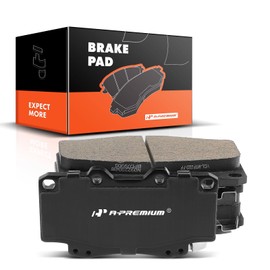A-Premium Front Ceramic Disc Brake Pads Set Compatible with Toyota Tacoma 1999-2003 2.4L, Tacoma 2004 2.4L 2.7L 3.4L, 4 Pcs