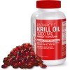 Krill Oil 1000mg: Rich in Omega-3s EPA, DHA, and Astaxanthin from Antarctic Sources