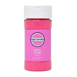 Mystic Sprinkles Nonpareils 3.0oz Bottle (Pretty In Pink)