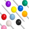 Aruiteng 500 Pieces Map Push Pins Map Tacks Plastic Round