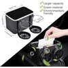 Hoclauho Car Armrest Storage Box with Double Cup Holders, Universal