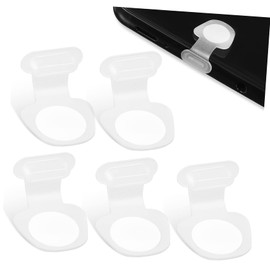 KICHOUSE 8 Pcs Type C Dust Plugs USB Caps with Luminous Design Covers for Phone Charging Protection Compatible with Devices