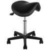 VEVOR Saddle Stool with Wheels, 400 LBS Weight Capacity Ergonomic