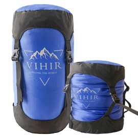 Compression Sack -Rainproof Design and Space Saving,Ultralight 10L/14L/20LSleeping Bag Stuff Sack for Hiking and Camping