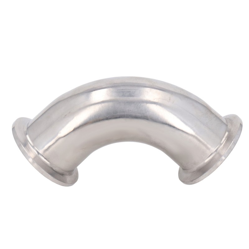 Sanitary Elbow Fitting 90° Stainless Steel Good Sealing Rustproof Pipe