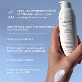 MDSolarSciences Crema humectante de uso diario FPS 30 - Mantiene la piel hidratada - Ingredientes nutritivos y antioxidantes - Protección de amplio es