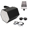 CHENKEE Sunglasses Storage Box, 6 Compartments, Foldable Glasses, Display Box,