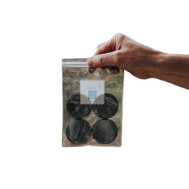 Puribag Filter Replacement Pack- Pack of 4 Replacement Filters for the Puribag: Activated Carbon Filter Membrane for Powerful Filtration and Optimal Water Quality