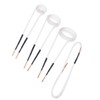 4Pcs Induction Heater Coil Kit 2.5mm Brass Core 20 30