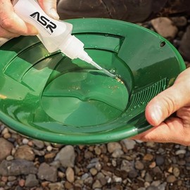ASR Outdoor Gold Pan Gold Prospecting Beginners Kit, Collection Tools, 5 Piece Green