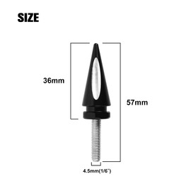 4 Pcs Motorcycle Windshield Bolts Windscreen Trim Screw Fairing Spike Bolts for Harley Touring Street Glide Road Glide 2015-2024 Black