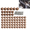 Unbranded Orange Engine Bolt Topper Caps Cover For Harley Touring