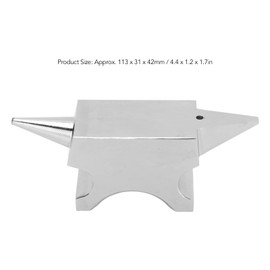 Miokycl Round Horn Anvil, Blacksmith Jewelers Metalsmith Blacksmith Tools with Polished Surface