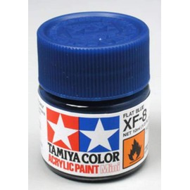 TAMIYA Acryl Farbe10ml Wohnungs blau XF8