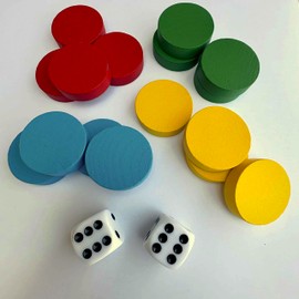 Uckers Pieces and Dice
