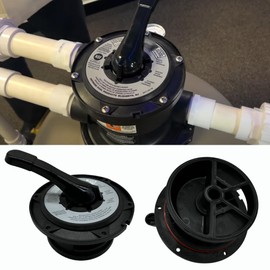 SPX0714BA Key Cover and Handle Assembly Compatible with Multi-Port Valves Model SP0714T Pro Series Side and top Mount Sand Filter Models S210S S220T2