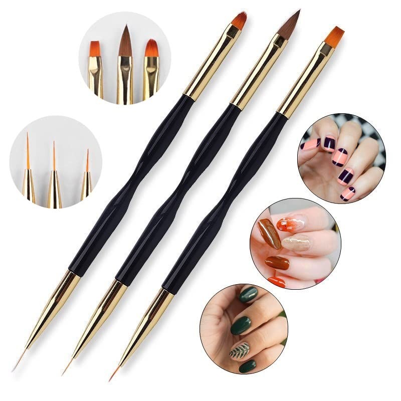 FULINJOY 5PCS Dotting Pens with 3 PCS Nail Painting Brushes,