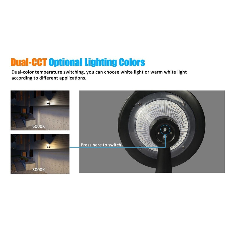 eLEDing Solar Powered Crystal Diamond LED Color Selectable Wall Light