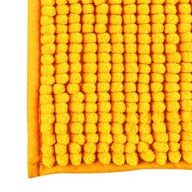MSV Chenille Bath Mat, saffron, 60 x 90 cm