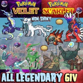ALL PALDEA LEGENDARY 6IV WITH HELD ITEMSPOKEMON SCARLET & VIOLET