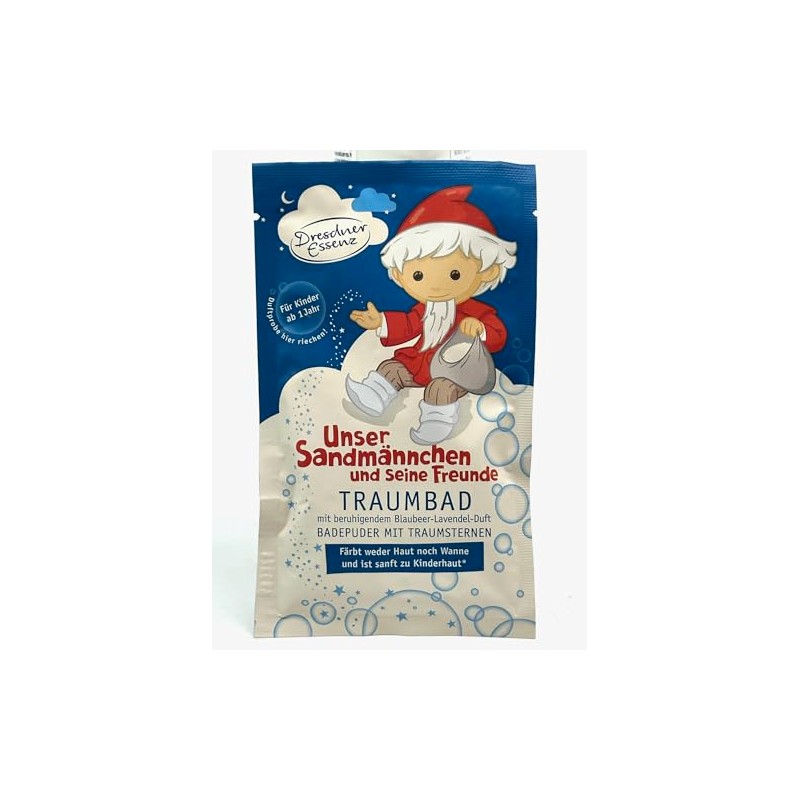 Dresdner Essenz Traumbad Sandmann Lavender Blueberry Fragrance 6 x 60